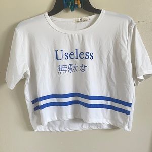 “Useless” Crop top